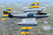 Gloster Meteor F Mk 4 para FSX Fuerza Aérea Argentina